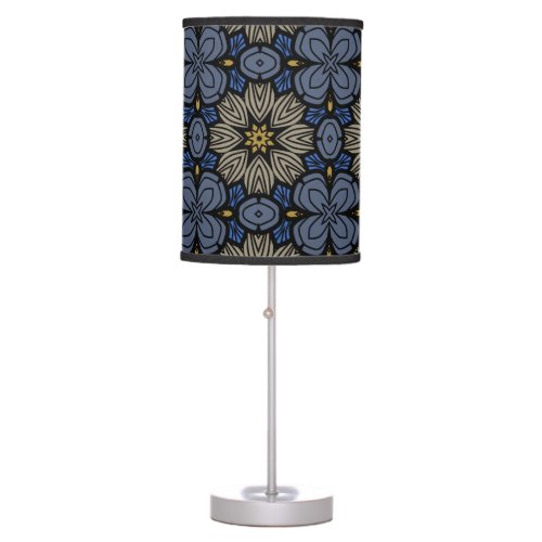 Blue Pattern Table Lamp