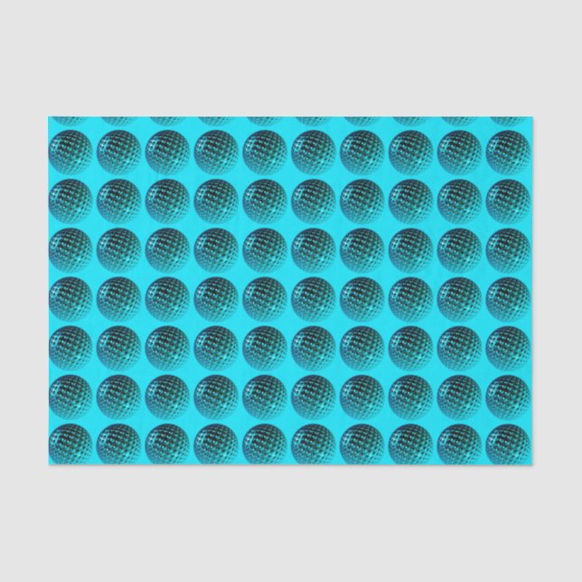 Blue Pattern Tissue Paper (Front)