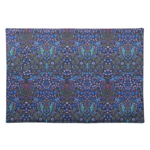 Blue Patterned William Morris Art Nouveau Placemat