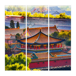 Blue Pavilion, Forbidden City Triptych