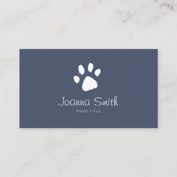 Blue Paw Dog Walking Pet Sitting Vet Appointment by superdazzle at Zazzle
