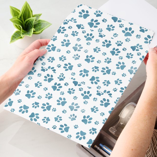 Blue Paw Prints Design  Envelope Mailers (Desk)