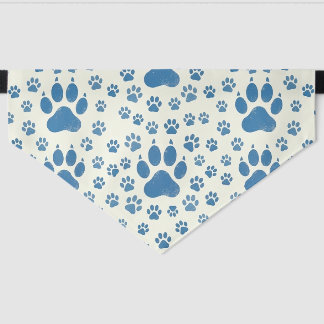 Blue Paws Dog Bandana Pet Bandana Collar