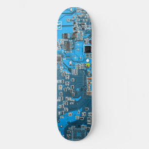 Blue PCB Circuit Board Design for IT Pros