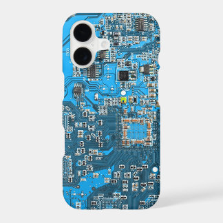Blue PCB Circuit Board Design for IT Pros Case-Mat iPhone 17 Case