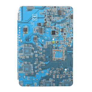 Blue PCB Circuit Board Design for IT Pros iPad Mini Cover