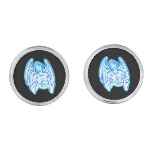 Blue Peace Angel Cufflinks