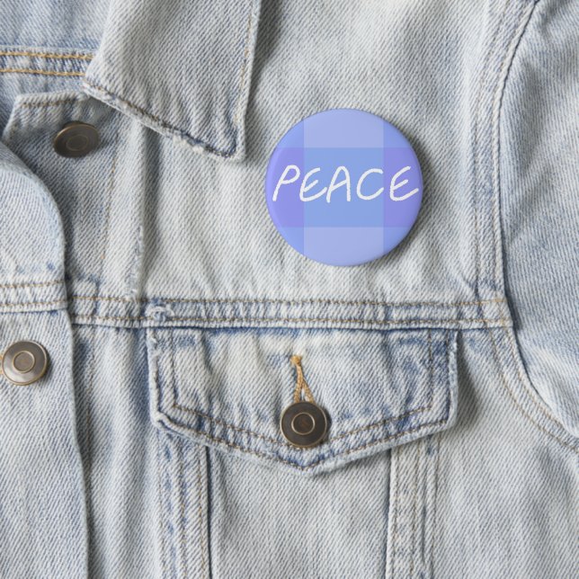 Blue Peace  Button (In Situ)