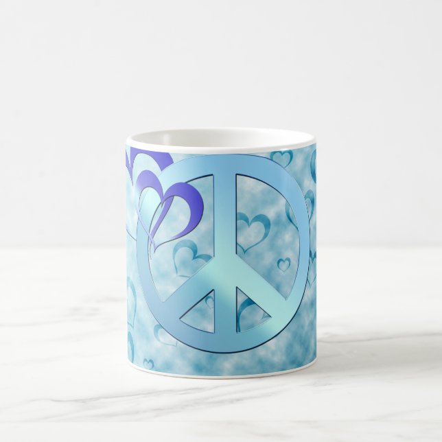 Blue Peace Coffee Mug (Center)