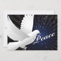 blue peace dove Business Holiday Greetings