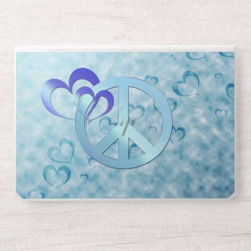 Blue Peace HP Laptop Skin