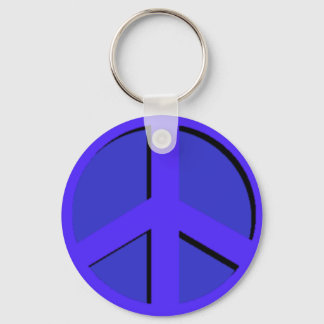 Blue Peace Keychain