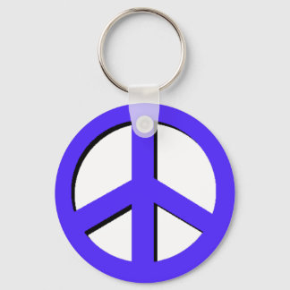 Blue Peace Keychain