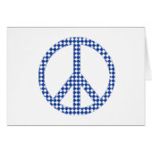 Blue peace sign (Front Horizontal)
