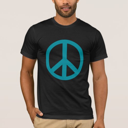 Blue Peace Sign Products T_Shirt