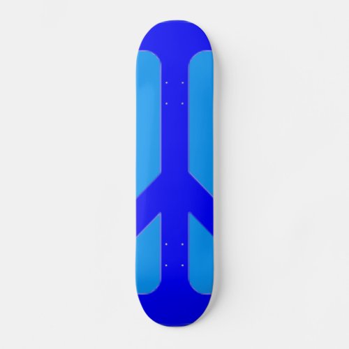 Blue Peace Skateboard