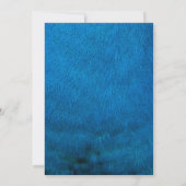 Blue peacock feathers (Back)