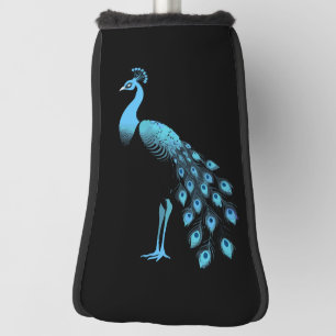 Blue Peacock Golf Head Cover