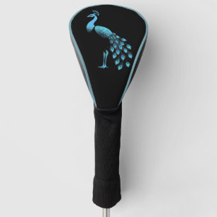 Blue Peacock Golf Head Cover