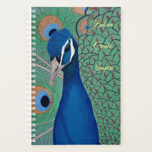 Blue Peacock Planner (Front)