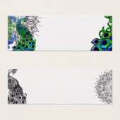 Blue Peacock Profile Card (Front & Back)