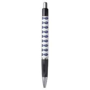 Blue Pear Pattern Pen