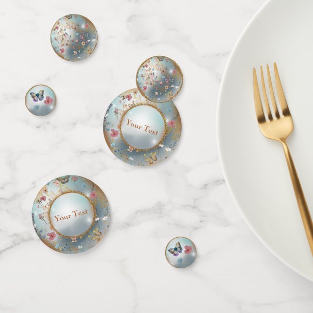 Blue Pearl Butterfly Confetti (Group)