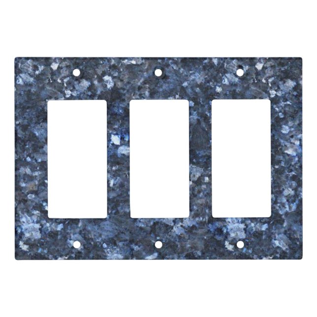 Blue Pearl Granite Light Switch Cover (Front)