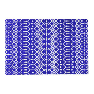 Blue Pearl Legacy: Moroccan Heritage Texture Placemat