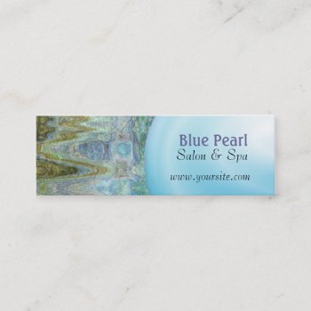 Blue Pearl Salon Business Card by profilesincolor at Zazzle