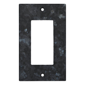 Blue Pearl Stone Pattern Background Light Switch Cover