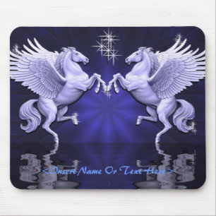 Blue Pegasus Reflections Mouse Pad
