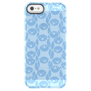 Blue penguins pattern background permafrost iPhone SE/5/5s case