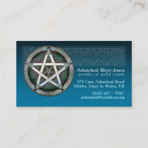 Blue Pentacle Business Cards
