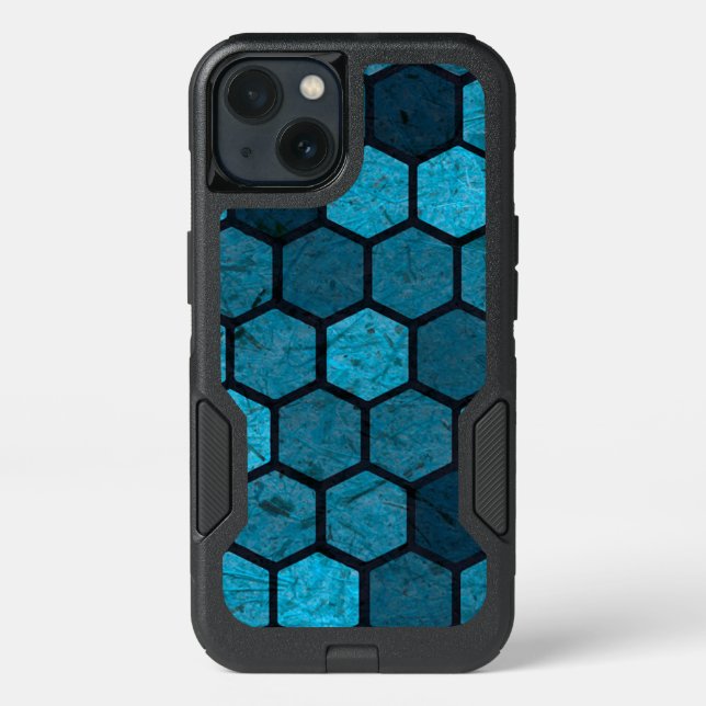 Blue Pentagon OtterBox Case (Back)