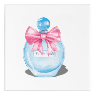 Blue Perfume Bottle Acrylic Print