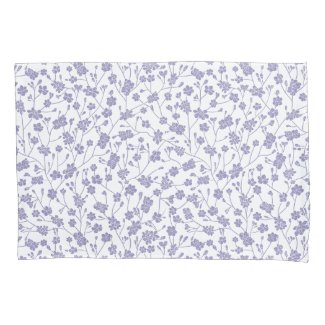 Blue Periwinkle Custom Background Standard Pillowcase