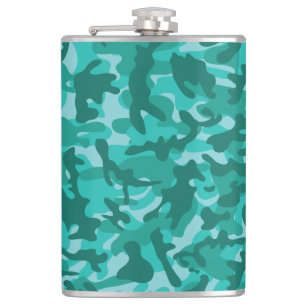 Blue Persian Camouflage Flask