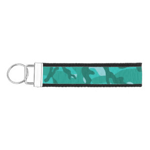 Blue Persian Camouflage Wrist Keychain