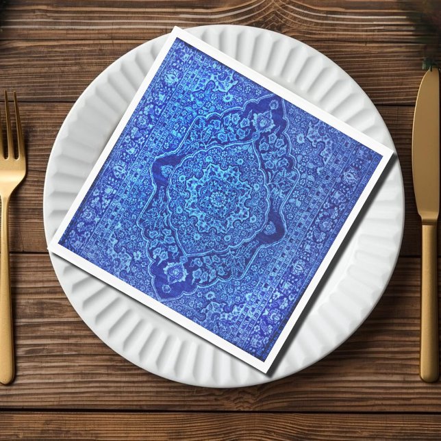 Blue Persian carpet  look - Tabris Napkins (Creator Uploaded)