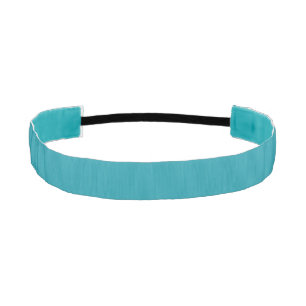 Blue personalizable athletic headband
