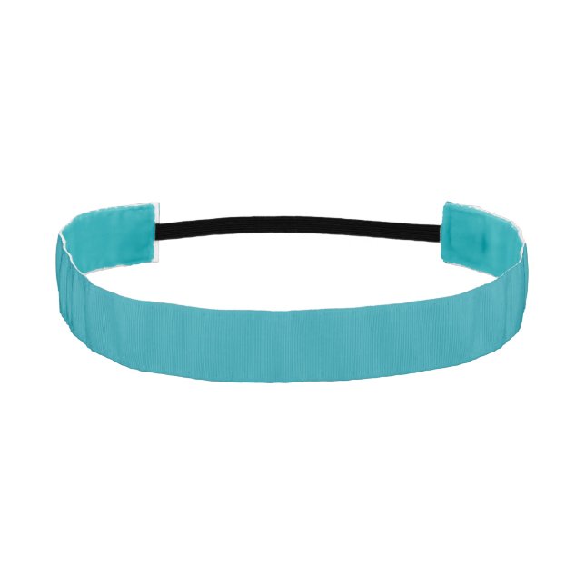 Blue personalizable athletic headband (Front)