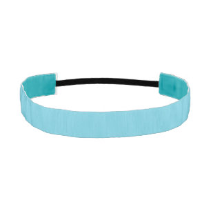 Blue personalizable athletic headband
