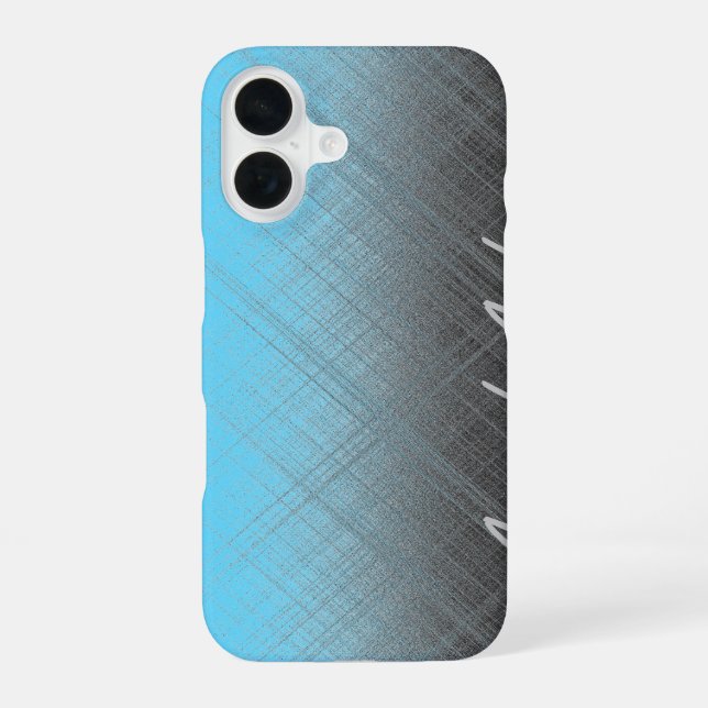 BLUE - Personalizable Iphone Case (Back)