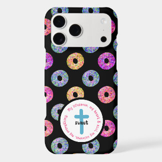 Blue Personalized Candy iPhone Cover- 17 Pro Max Case
