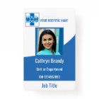 blue Personalized Hospital or Clinic Employee
