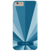 Blue Personalized Name Color Wheel Barely There iPhone 6 Plus Case