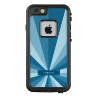 Blue Personalized Name Color Wheel LifeProof FRĒ iPhone 6/6s Case