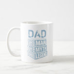 Blue Personalized Name The Man The Myth The Legend Coffee Mug<br><div class="desc">Personalized your own name,  "the Man the Myth the Legend" typography design  in light blue,  great custom gift for men,  dad,  grandpa,  husband,  boyfriend on father's day,  birthday,  anniversary,  and any special day.</div>