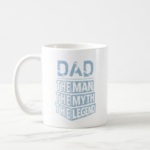 Blue Personalized Name The Man The Myth The Legend Coffee Mug